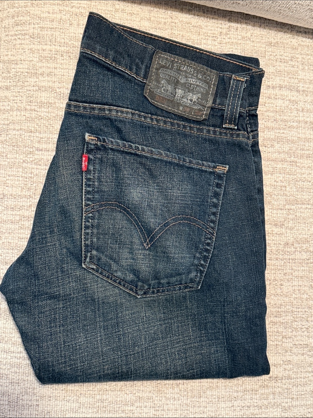Levi’s 511 Men's Skinny Dark Wash Jeans - dark blue